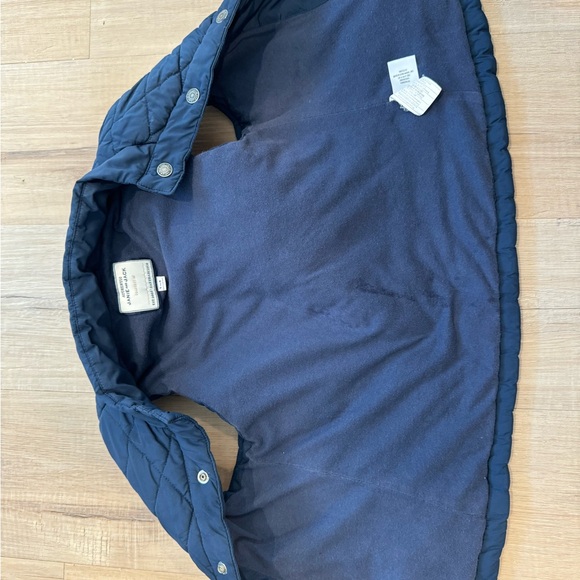 Janie and Jack Quilted Navy Vest Size 5-6 - Picture 3 of 3